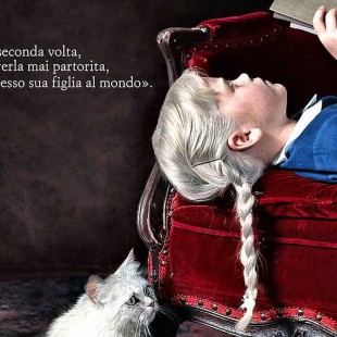La mammana e la bambina color alabastro