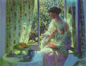 Louis Ritman "Donna alla finestra"