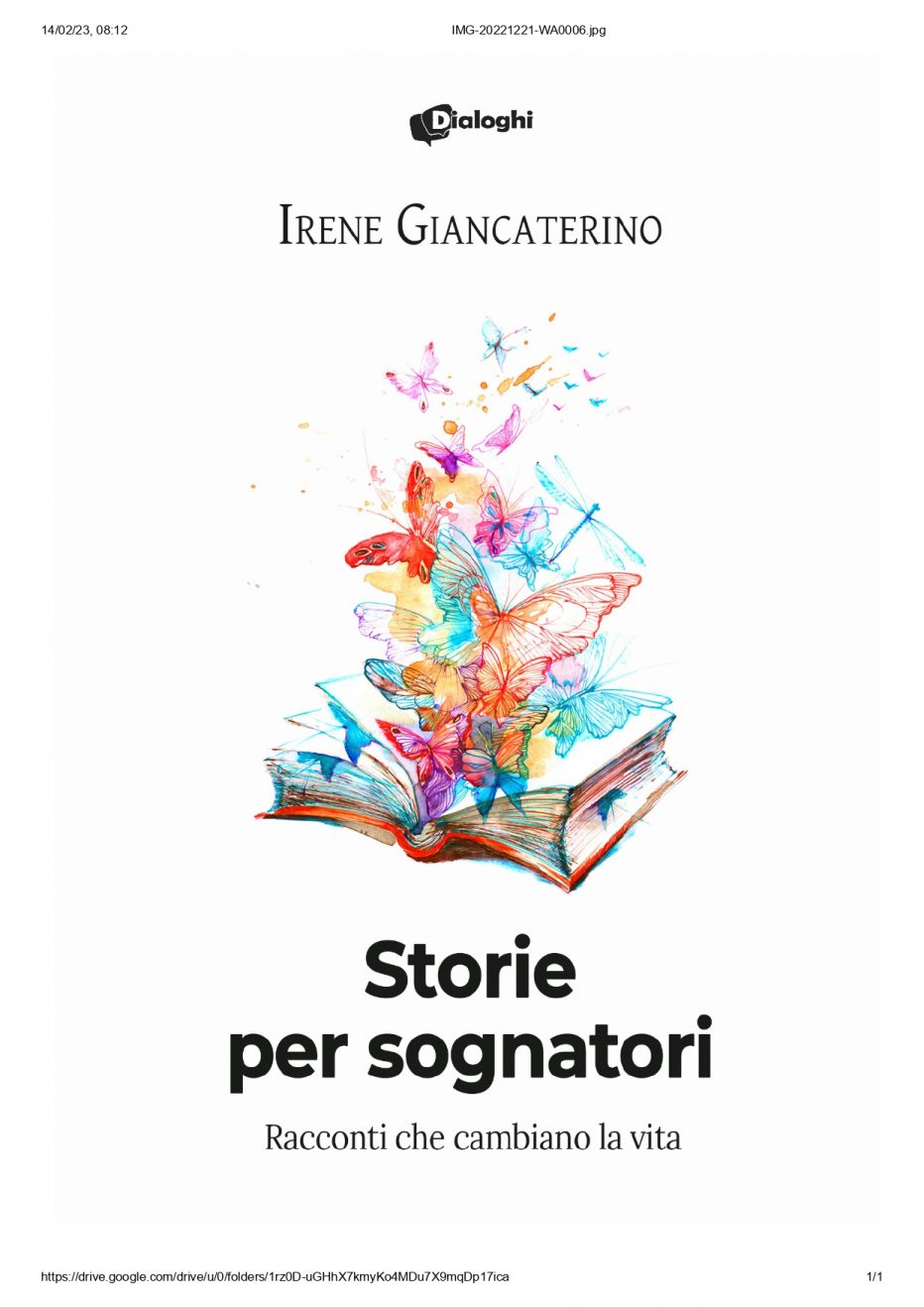 ‘Storie per Sognatori’ esordio di Irene Giancaterino
