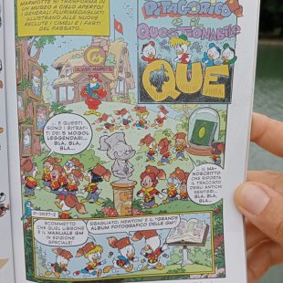 Topolino: ‘Newton Pitagorico e il questionabile Que’