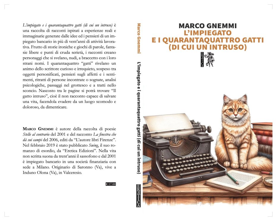 ‘L’impiegato e i 44 gatti (di cui un intruso)’ di Marco Gnemmi